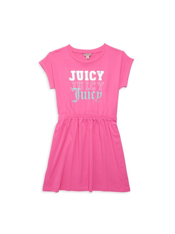 Juicy Couture Girl's Logo T Shirt Dress